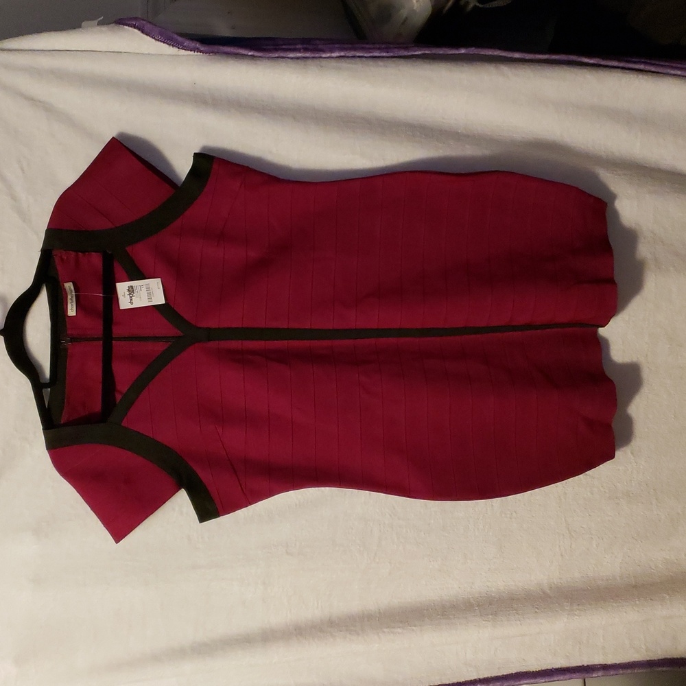Charlotte Russe Fuchsia and Black Dress